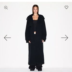 Skims Oversized Trench Coat - Boyfriend Fleece